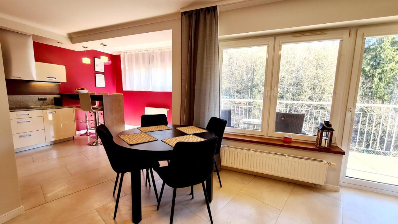 Na Bukowej, Apartament Widokowy Z Duzym Tarasem Висла Екстериор снимка